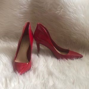 Jessica Simpson Red Cambredge Pump (Size 8.5)